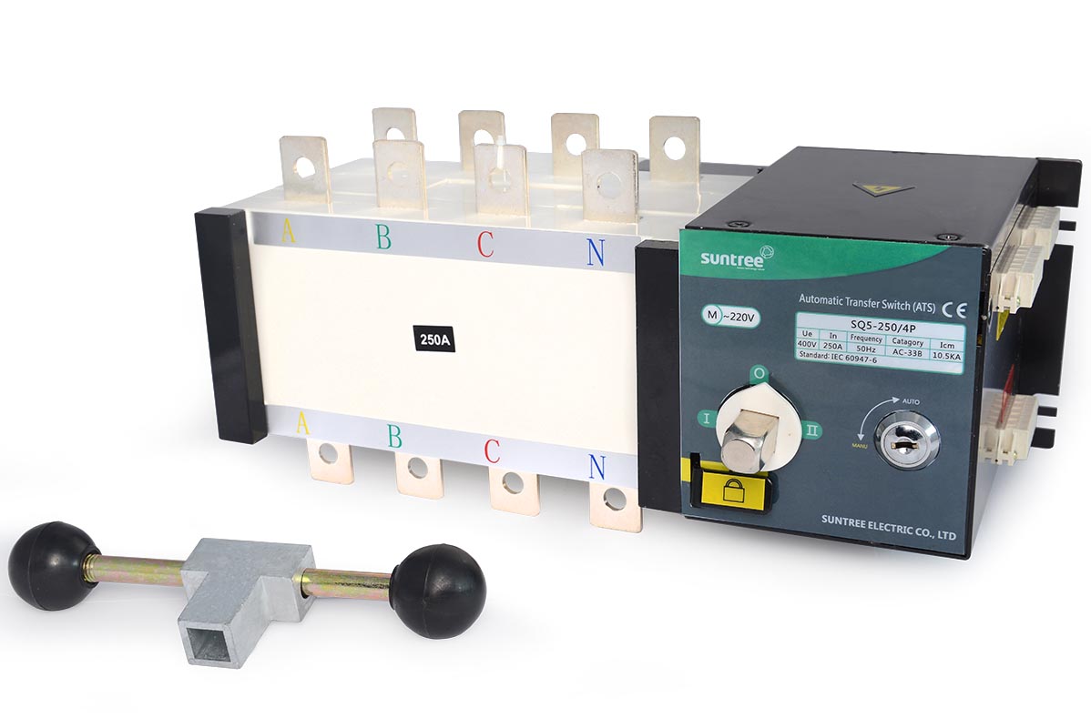 картинка Реверсивный рубильник SQ5-250/4 ~400V In250A