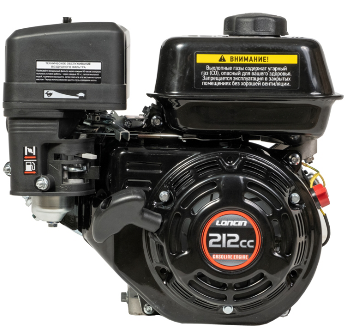 картинка Двигатель бензиновый Loncin LC170F-2  (R type) D19 картинка Двигатель бензиновый Loncin LC170F-2  (R type) D19