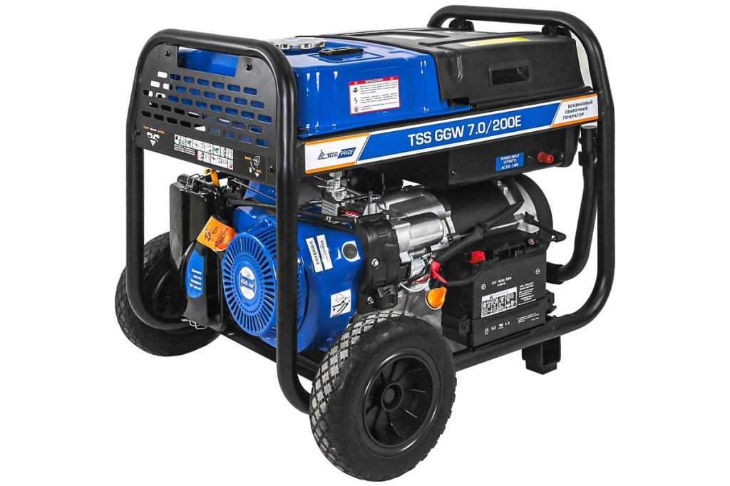 Бензиновый сварочный генератор TSS PROF GGW 7.0/200E 045625