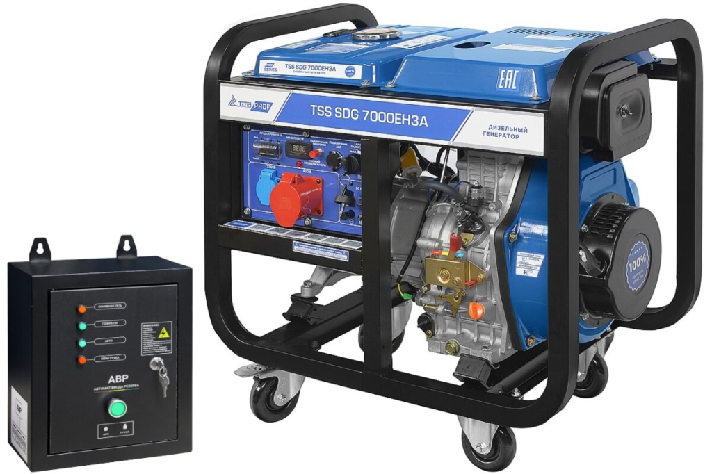 Дизель генератор ТСС SDG 7000EH3A с АВР 033541