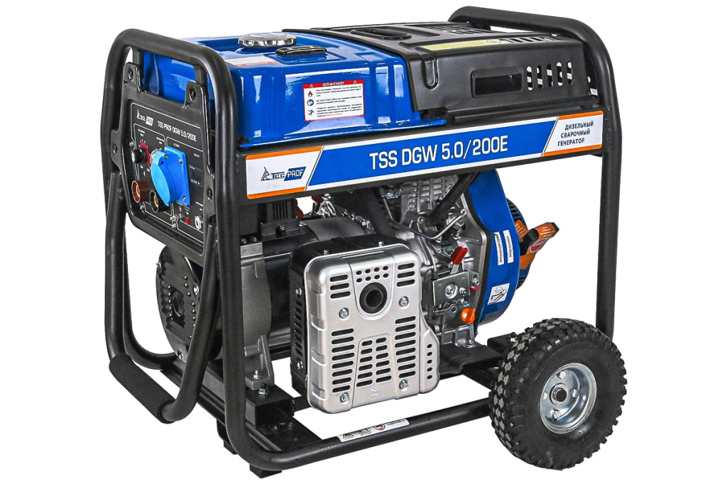 Дизельный сварочный генератор TSS PROF DGW 5.0/200E 045621