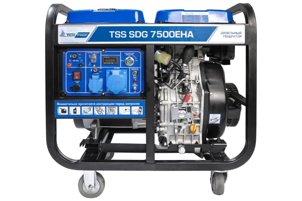 Дизель генератор TSS SDG 7500EH3A 200027