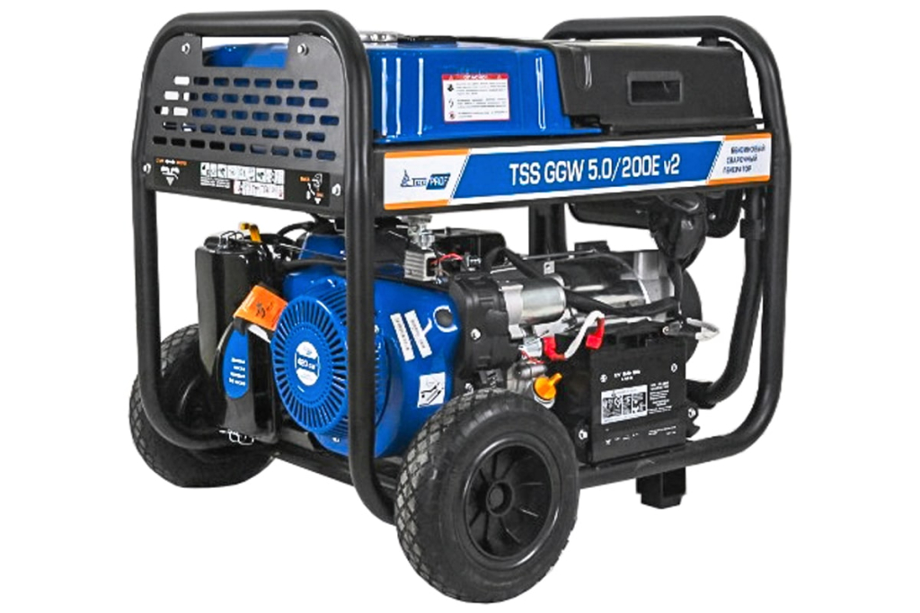 Бензиновый сварочный генератор TSS PROF GGW 5.0/200E v2 045624