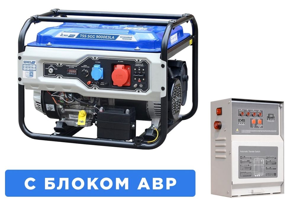 Бензогенератор TSS SGG 9000E3LA с АВР 033530